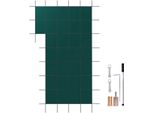 Telone Per Piscina - Telone Rettangolare Di Sicurezza - Polipropilene - 5,49×10,36 M - Outdoor