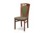 Esszimmerstuhl Home Affaire "Ferdi Made In Italy, Massivholz", Braun (Kirsch, Moss, Kirschbaum, Moss), B:48Cm H:100Cm T:57Cm, Massivholz, StüHle, Esszimmerstuhl, Bezug Feinstruktur (Wasser- Und Fleckabweisend) Oder Struktur