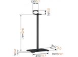 Vogels Sound 3305 Supporto Da Pavimento Universale Per Diffusori A L, Bianco Vogels