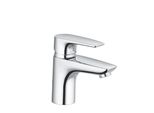Kludi Pure & Solid, Rubinetto Lavabo Ehm, 75, Senza Set Di Scarico, Cromato