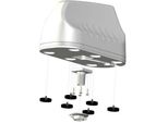Antenne Poynting 5G/LTE Kfz/Marine A-MIMO-0003-V2-15 Weiß Sma(M) & Rpsma Adapter 1.8~4.5Dbi 4G/5G/GPS/GLONASS/WIFI Dual-Band Mimo 2M S