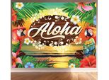 Striscione - Plachta - Aloha - Havaj - Hawaii - 220 X 150 Cm