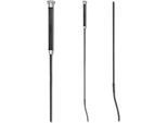 Frusta Da Dressage Con Impugnatura In Gel 120 Cm-Nero