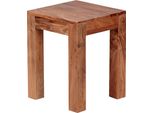 Tavolino In Legno Massiccio Wohnling 35 X 35 X 45 Acacia WL1.589
