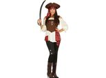 Pirata Carnevale Marinaio Avventura Costume Carnevale Carnevale Retro Cool Libertà Caccia Al Tesoro, Taglia: 38 - 40 (M) Colore: Marrone