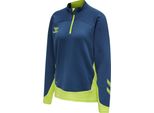 Hummel Lead Mezza Zip Da Donna, Denim Scuro, L