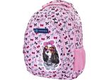 Astrabag AB330 Zaino Scuola Dog Bitch Rosa Chiaro Confortevole Bambini Ragazze