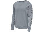 Hummel Hmllegacy Felpa Chevron, Grigio Arancione, Xs