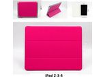 Custodia A Libro Apple Hot Pink Per Ipad 2-3-4