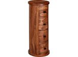 Credenza Di Design In Legno Massiccio Di Sheesham 35X85X35 Cm | Wohnling