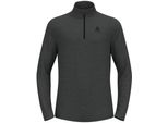 Odlo Camicia A Maniche Lunghe Mid Layer 1/2 Zip Roy Uomo Grigio Xxl