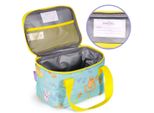 Milk&Moo Lunch Box | Borsa Pranzo Isolata | Lunch Box | Borsa Termica | Borsa Pranzo Impermeabile | Borsa Pranzo Per Bambini | Borsa Pranzo Per Scuola Elementare, Asilo Nido, Scuola Materna | Turchese