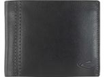 Portafoglio Camel Active Billfold Portafoglio Da Uomo Formato Landscape, Pelle Nera Nero Bilbao