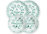 Ceramica Gmundner Verde Fiammato, Cena Per 2 Tazze