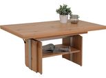 Couchtisch Hela "Funktionscouchtisch Henner", Braun (Artisan Eiche), B:110Cm H:53Cm T:68Cm, Tische, Couchtisch, HöHenverstellbar Und Ausziehbar