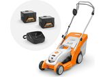 Tosaerba Accu Stihl Rma 239 - AK-SYSTEM Con 2 Batterie AK20 E Caricabatterie