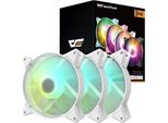 Darkflash Computer Fan Set Argb Darkflash C6 3In1 120X120 (White)