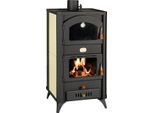 Stufa A Legna, Caldaia, Forno, Caminetto, Lati Decorativi Verniciati, 18+5 Kw, Prity FGW18R
