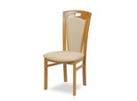 Esszimmerstuhl Home Affaire "Ferdi Made In Italy, Massivholz", Beige (Buche, Beige, Buche Natur, Beige), B:48Cm H:100Cm T:57Cm, Massivholz, StüHle, Esszimmerstuhl, Bezug Feinstruktur (Wasser- Und Fleckabweisend) Oder Struktur