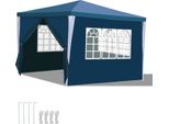 Yakimz Gazebo Da Giardino Con Tubi A Spirale E Grandi Finestre Con 3 Pannelli Laterali Rimovibili Tenda Portatile Impermeabile Tenda Per Feste, Gazebo Da Giardino, Per Feste Matrimoni Campeggio