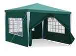 Jopassy Gazebo Da Giardino - Pratica Tenda Da Spiaggia, Facile Da Montare Con Easy-Klett, Ideale Per Feste Verde 3X3M