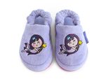 Ciabatte Per Bambini Milk&Moo Little Mermaid, Ciabatte Da Bagno E Da Casa In 100% Cotone, Lavabili, Tessuto Morbido E Assorbente, Suola Antiscivolo, Cinturino Elastico, 4-5 Anni, Viola