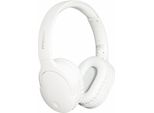 Moodix Bluetooth On-Ear, Cuffie Wireless Compatibili Con Ios E Android, Cuffie Over-Ear Leggere E Rumorose Con Bassi Profondi, Bianco