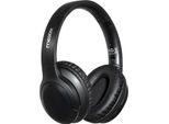 Moodix Anc Bluetooth On-Ear Headphones, Cuffie Wireless A Cancellazione Attiva Del Rumore Compatibili Con Android E Iphone, Cuffie Over-Ear Con Bassi Profondi, Nero