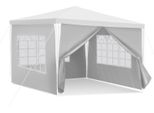 Tolletour Gazebo Da Giardino - Tenda Per Feste Robusta E Di Alta Qualità Con Pergola Bianca 3X3M