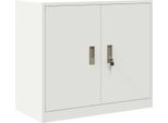 Syfax™ Armadio Bianco 80 X 40 X 70 Cm Acciaio