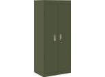 Syfax™ Armadio Verde Oliva 60 X 40 X 140 Cm Acciaio