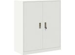 Syfax™ Armadio Bianco 90 X 40 X 105 Cm Acciaio