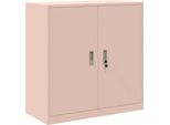 Syfax™ Armadio Rosa 90 X 40 X 90 Cm Acciaio