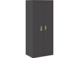 Syfax™ Armadio Nero 60 X 40 X 140 Cm Acciaio