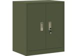 Syfax™ Armadio Verde Oliva 60 X 40 X 70 Cm Acciaio