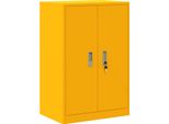 Syfax™ Armadio Giallo Senape 60 X 40 X 90 Cm Acciaio