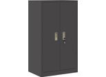 Syfax™ Armadio Nero 60 X 40 X 105 Cm Acciaio