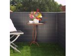 Stuoia Per Privacy Recinzione In Pvc Antracite Frangivento Per Giardino, Balcone E Terrazza 100X1000Cm