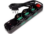 Tecnoware Power Systems Multipresa 9 Uscite Con USB-A/C Quick Charge Nero