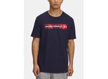 Under Armour Ua Camo Chest Stripe Ss Midnight Navy Midnight Navy M