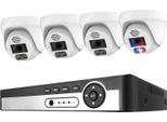 Sistema Di Telecamere Di Sicurezza, Risoluzione 4K, Riconoscimento Facciale Ai, 8CH Nvr 4 Cam 5MP, 4T