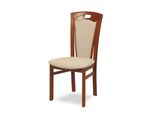 Esszimmerstuhl Home Affaire "Ferdi Made In Italy, Massivholz", Beige (Kirsch, Beige, Kirschbaum, Beige), B:48Cm H:100Cm T:57Cm, Massivholz, StüHle, Esszimmerstuhl, Bezug Feinstruktur (Wasser- Und Fleckabweisend) Oder Struktur