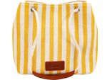 Anemoss Tote Bag, Ladies Shopper, Crossbody Travel Bag, The Tote Bag, Regali Per Donne E Ragazze, Borsa A Mano E A Tracolla, Shopping Bag A Forma Di Secchiello, A Righe Gialle.