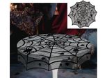 Halloween Ragnatela Decorazione Da Tavolo Per Feste Ambiente Spettrale Ragni Spaventosi Festa Di Compleanno Stile Gotico Streghe Tema Notte Spettrale Stelle, Colore: Nero