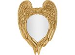 Furnlux Specchio Da Parete Ala Oro 99Cm / Colore Principale: Oro / Dimensioni: 99 X 72 X 3 Cm