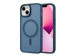 Iphone 14/Iphone 13 Custodia Iphone 14/Iphone 13 Cover Protettiva Colour Guard Backcover Magsafe Plastica Blu Scuro Imoshion