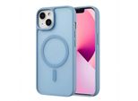 Iphone 13/Iphone 14 Custodia Iphone 13/Iphone 14 Custodia Protettiva Colour Guard Backcover Magsafe Plastica Blu Chiaro Imoshion