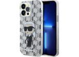 Custodia Rigida In Tpu Karl Lagerfeld Per Iphone 15 Pro Max - Monogramma Ikonik - Trasparente