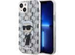 Custodia Rigida In Tpu Karl Lagerfeld Per Iphone 15 E 14 Plus - Monogramma Ikonik - Trasparente