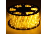 Tolletour Led Luce Di Corda Luci Fiabesche Illuminazione Giallo20 Metri Led Per Interni/Esterni Illuminazione Natalizia Decorazione Luce Di Corda